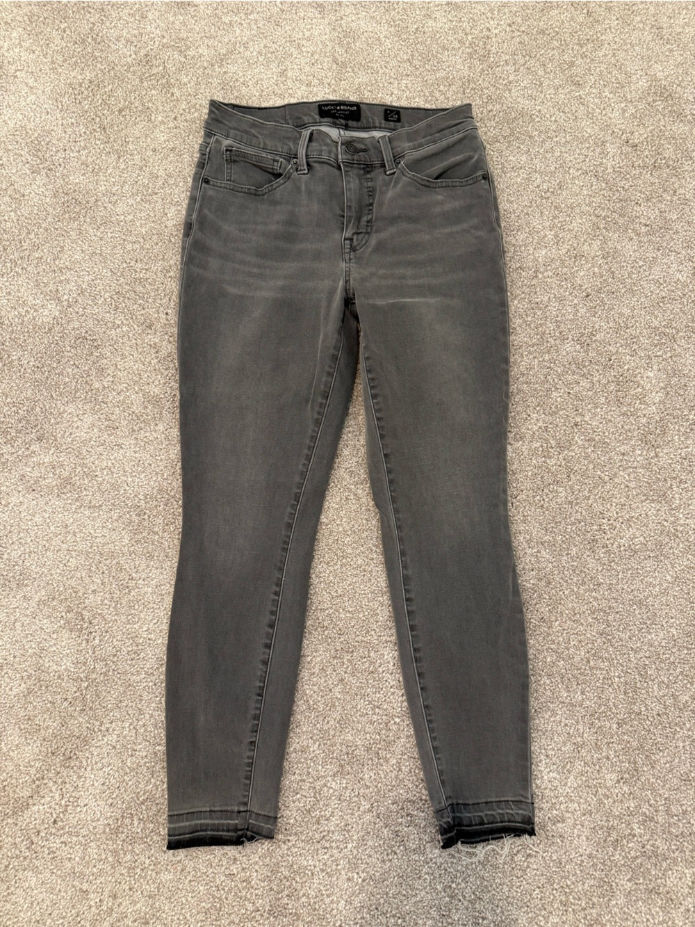 Lucky Brand Grey Skinny Jeans